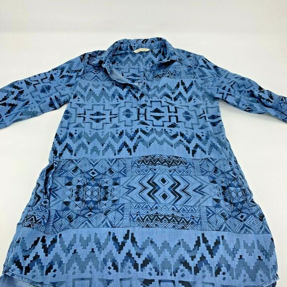 Soft Surroundings Women’s Aztec Blouse - Picture 2 of 6